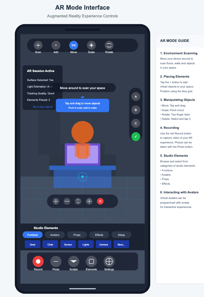 아바타 커스터마이징 UI